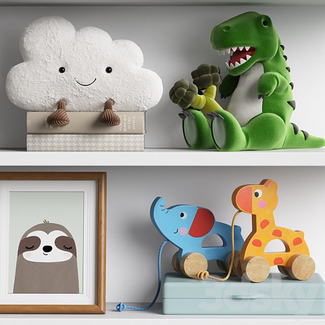 Kids Room Decor 09 3DSMax File - thumbnail 4