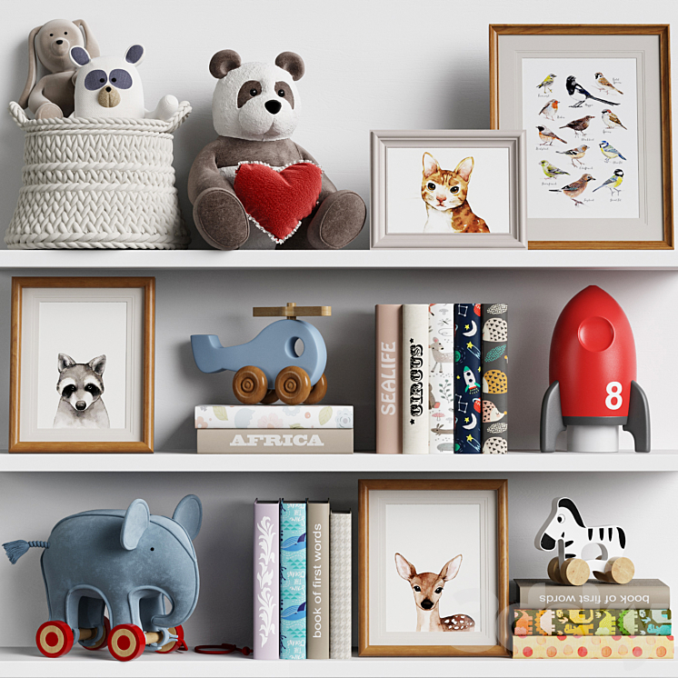 Kids Room Decor 12 3DS Max - thumbnail 1