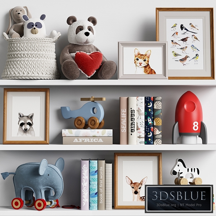 Kids Room Decor 12 3DS Max - thumbnail 3