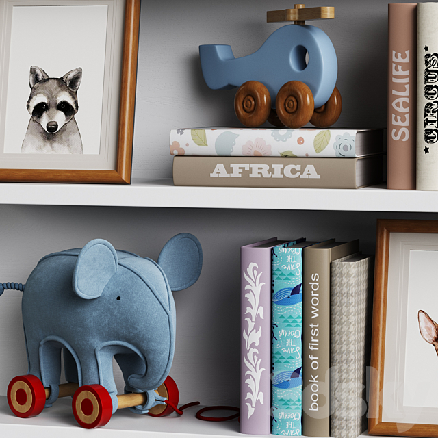 Kids Room Decor 12 3DSMax File - thumbnail 3