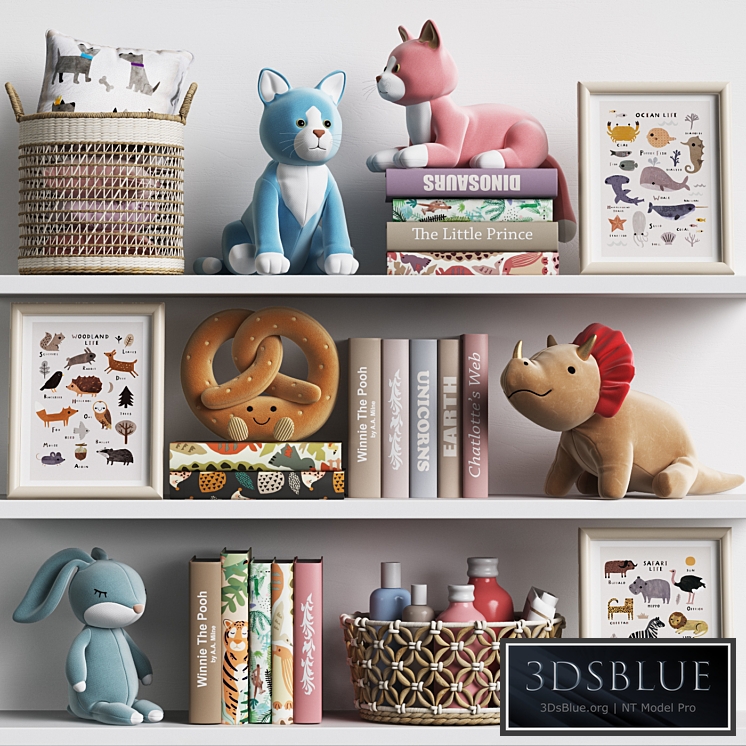 Kids Room Decor 15 3DS Max - thumbnail 3