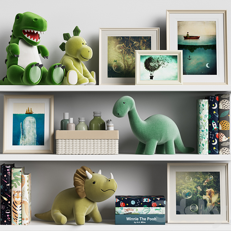 Kids Room Decor 16 3DS Max - thumbnail 1