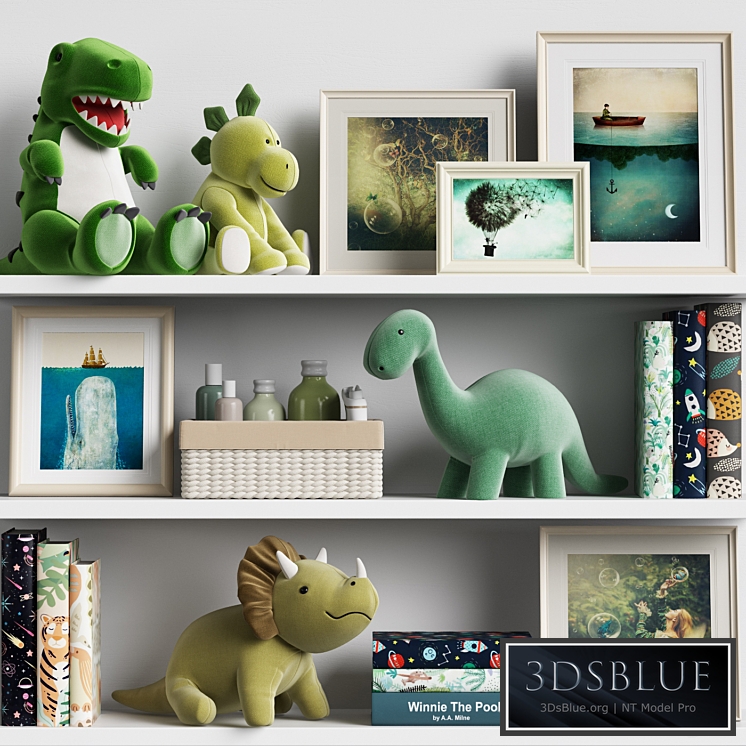 Kids Room Decor 16 3DS Max - thumbnail 3