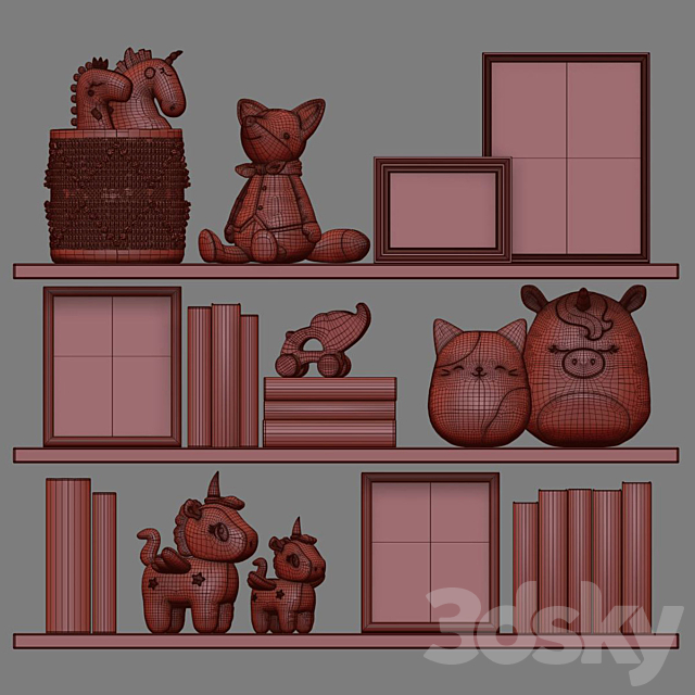 Kids Room Decor 21 3DSMax File - thumbnail 5