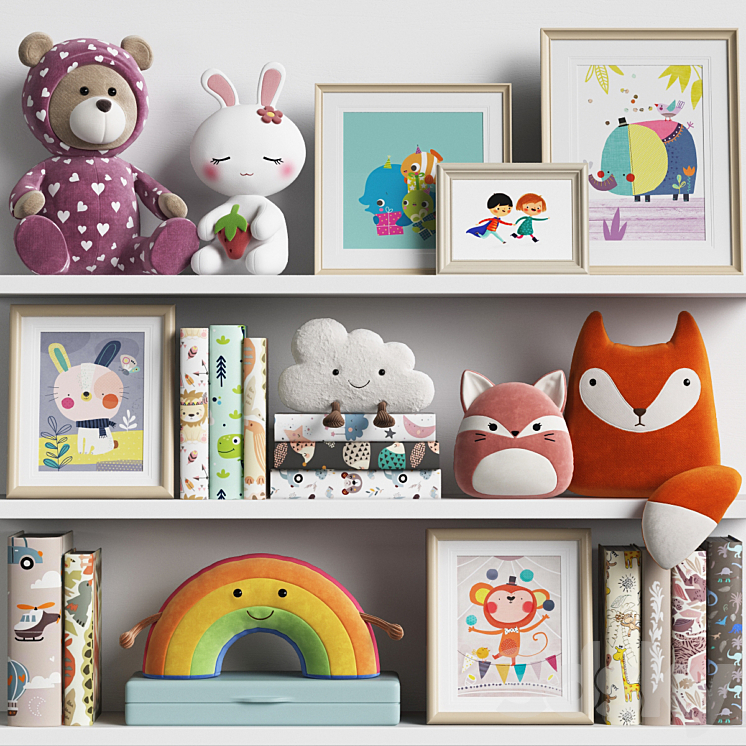 Kids Room Decor 29 3DS Max - thumbnail 1