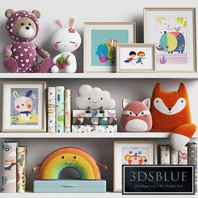 Kids Room Decor 29 3DS Max - thumbnail 3