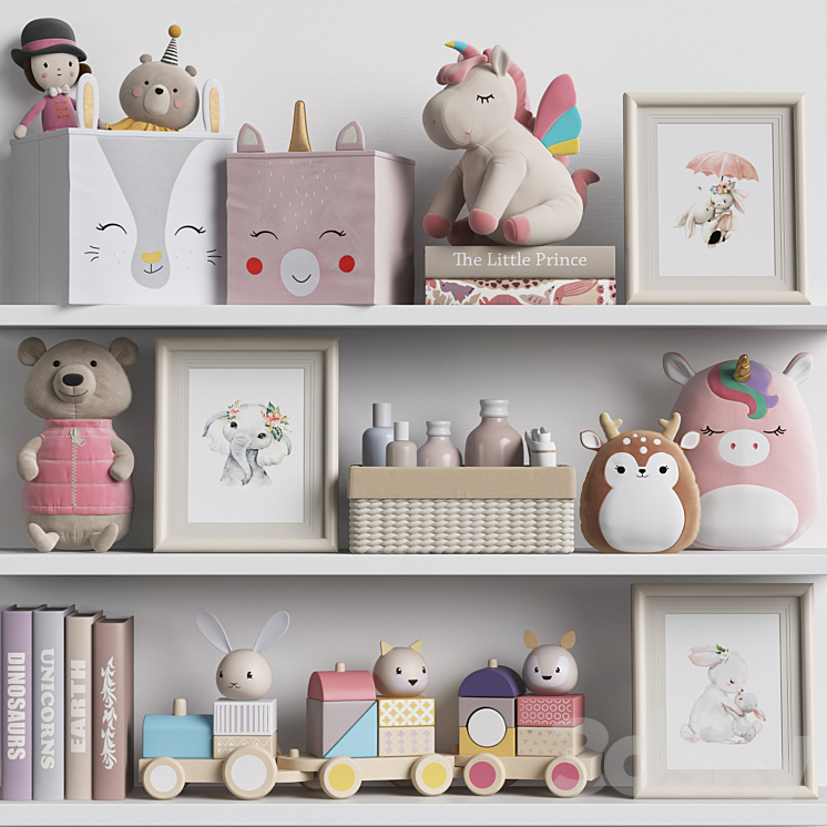 Kids Room Decor 44 3DS Max Model - thumbnail 1