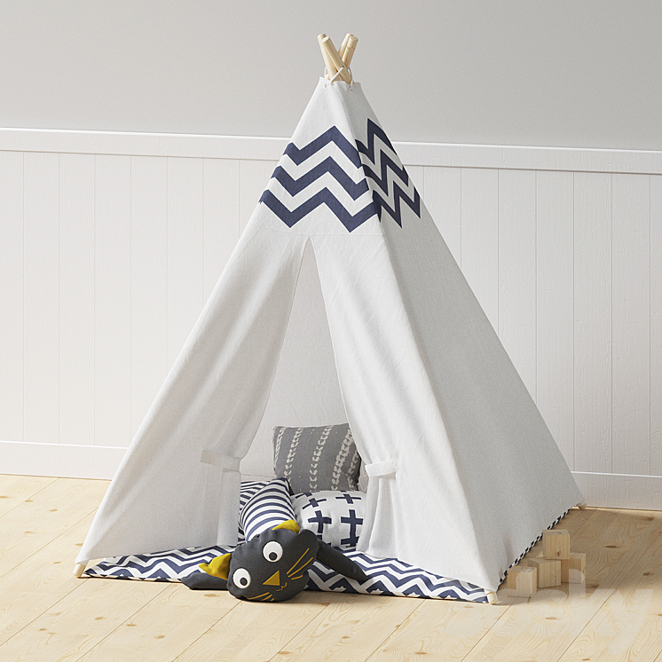 Kids teepee 3DS Max - thumbnail 1