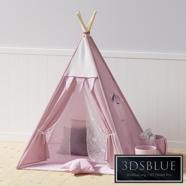 Kids teepee 3DS Max - thumbnail 3