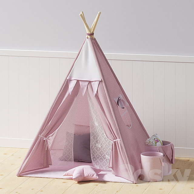 Kids teepee 3DSMax File - thumbnail 1