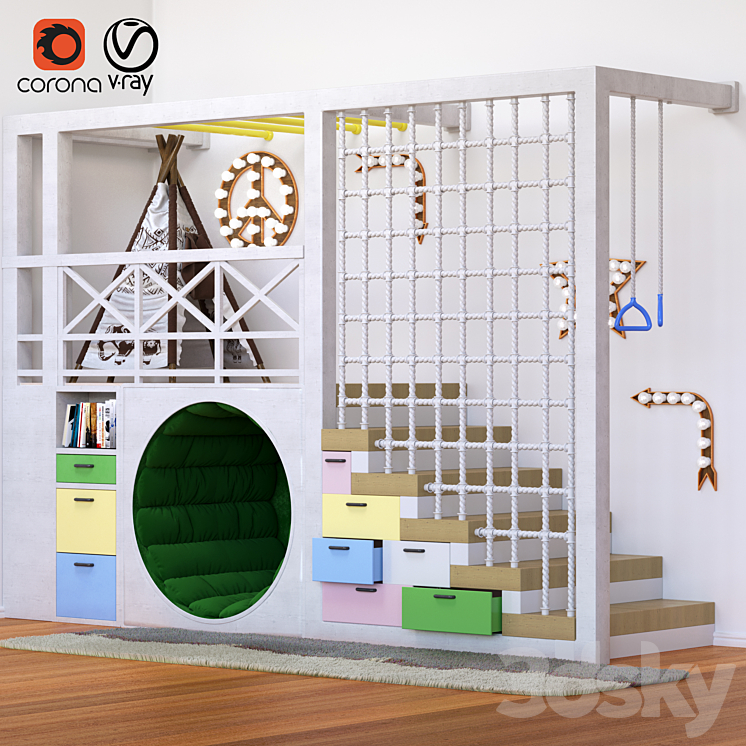 KidsRoom-30 3DS Max - thumbnail 1