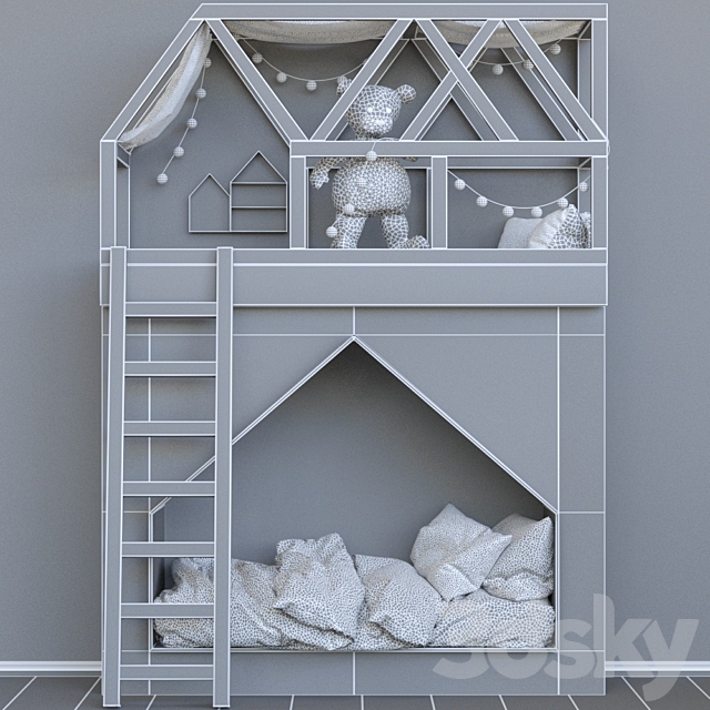 KidsRoom41 3DS Max Model - thumbnail 2