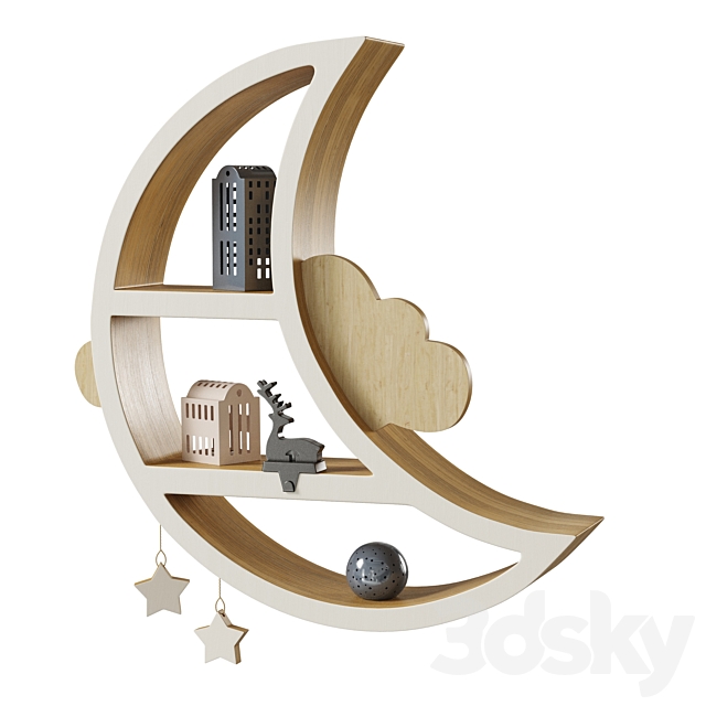 Moon shelf 3DSMax File - thumbnail 3