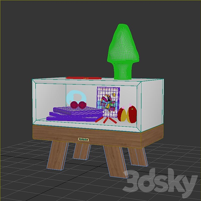 Nido night table 3DSMax File - thumbnail 3