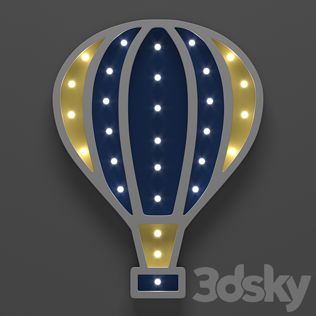 Night light 3DS Max Model - thumbnail 2