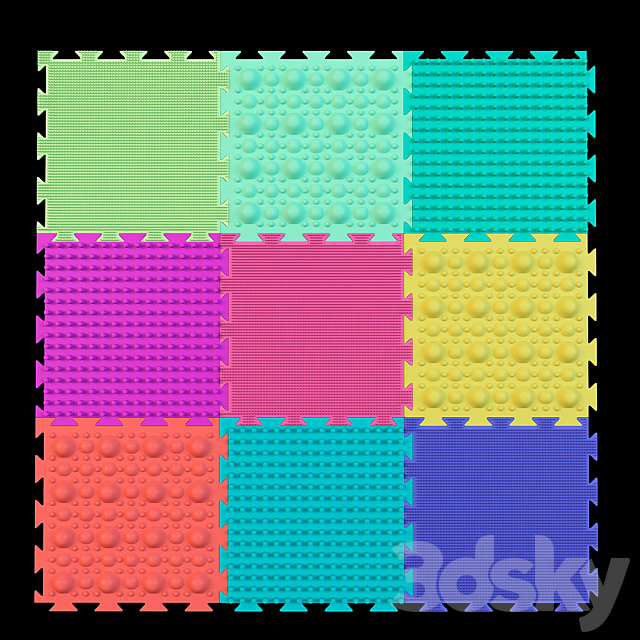 Orthopedic mats for children 3DSMax File - thumbnail 1