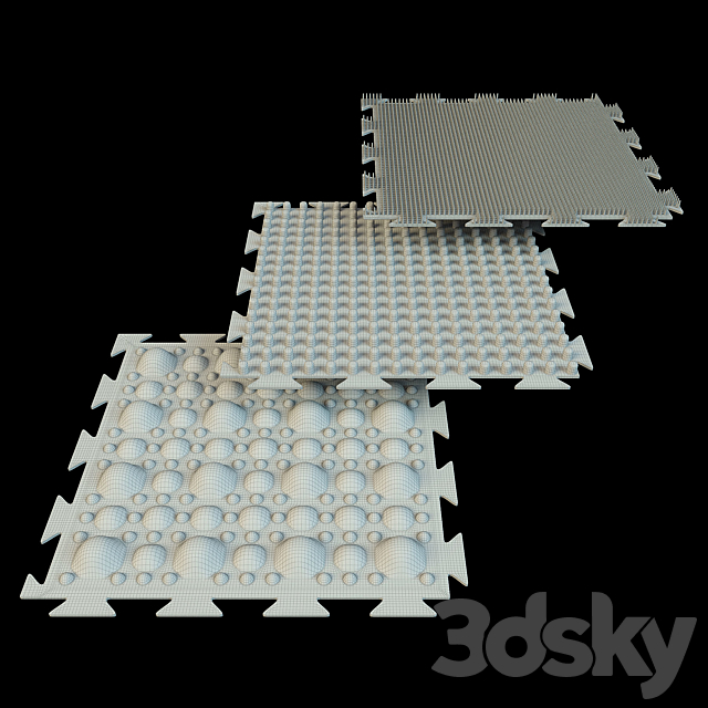 Orthopedic mats for children 3DSMax File - thumbnail 3