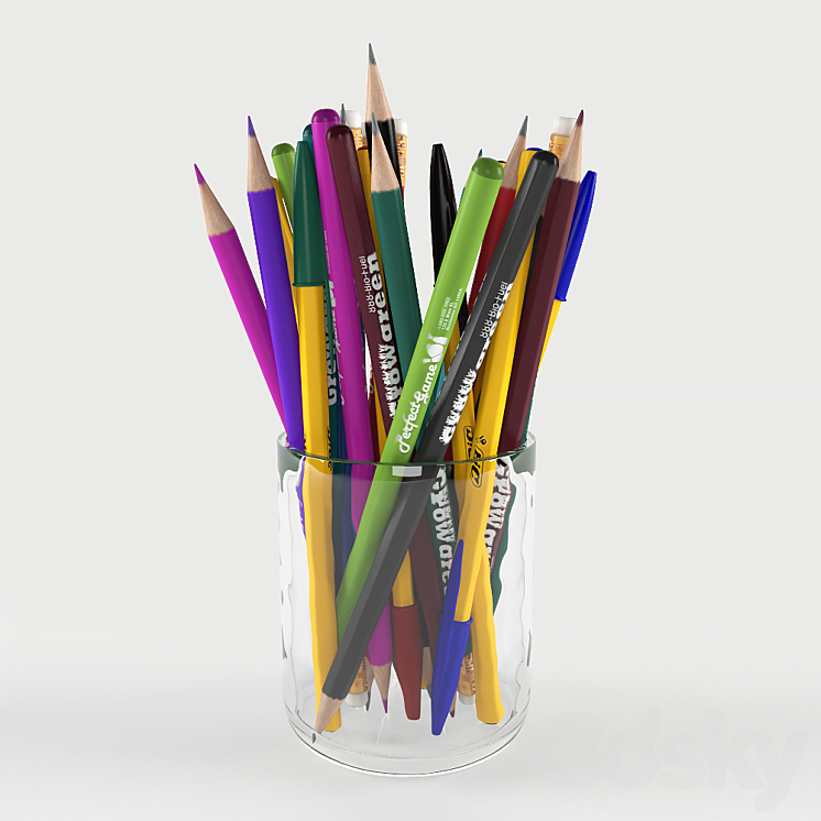 Pencils 3DS Max - thumbnail 1