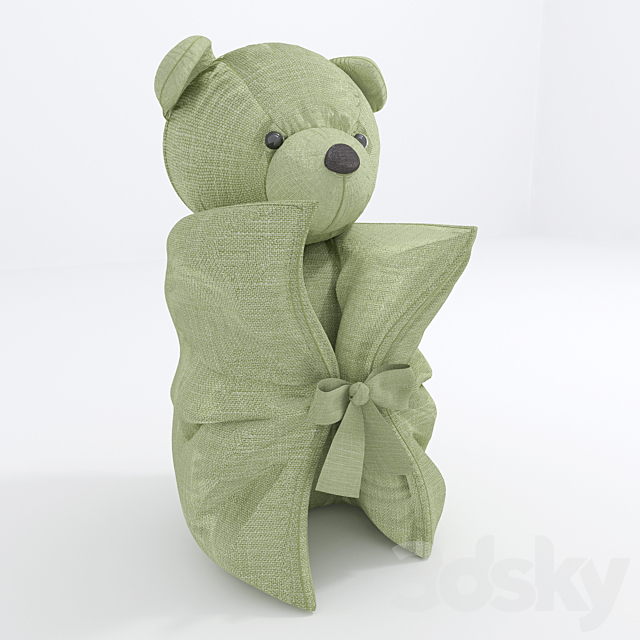 Pillows Bears 3DSMax File - thumbnail 2