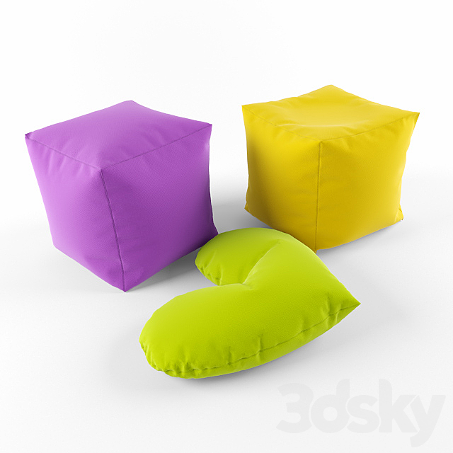 pillows in the nursery 3DS Max Model - thumbnail 3