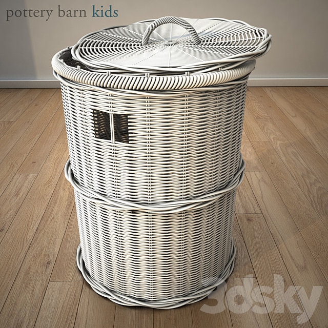 Pottery barn kids. basket. 3DSMax File - thumbnail 3