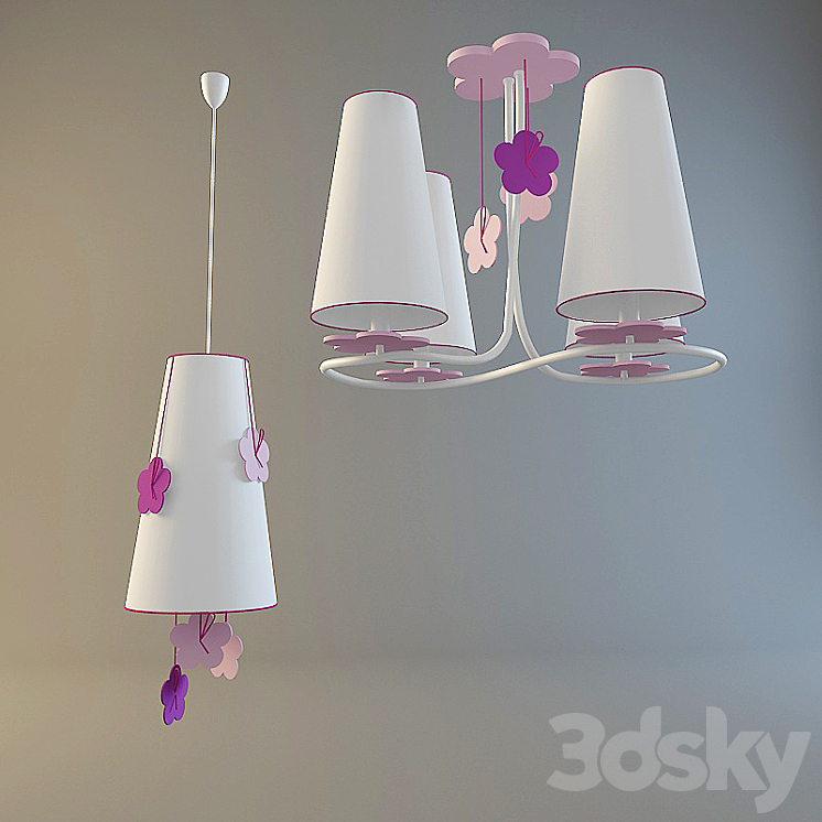 PROFI chandeliers and POLAND POLAND 66906 66907 3DS Max - thumbnail 1