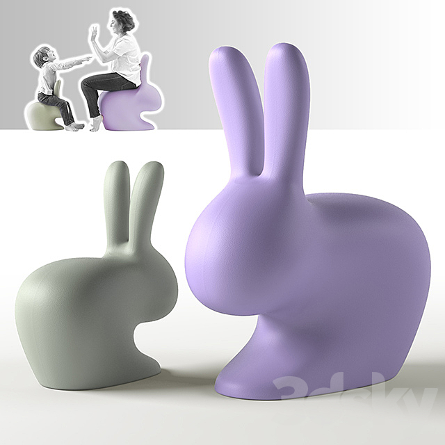 Rabbit Lamp _ Chair 3DSMax File - thumbnail 2