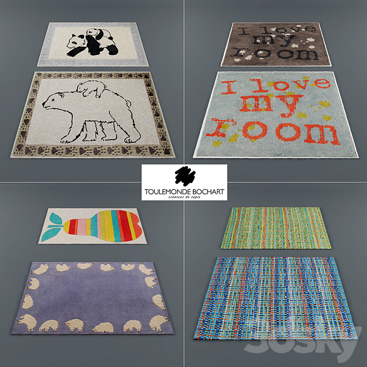 Rugs Toulemonde Bochart 3DS Max - thumbnail 1