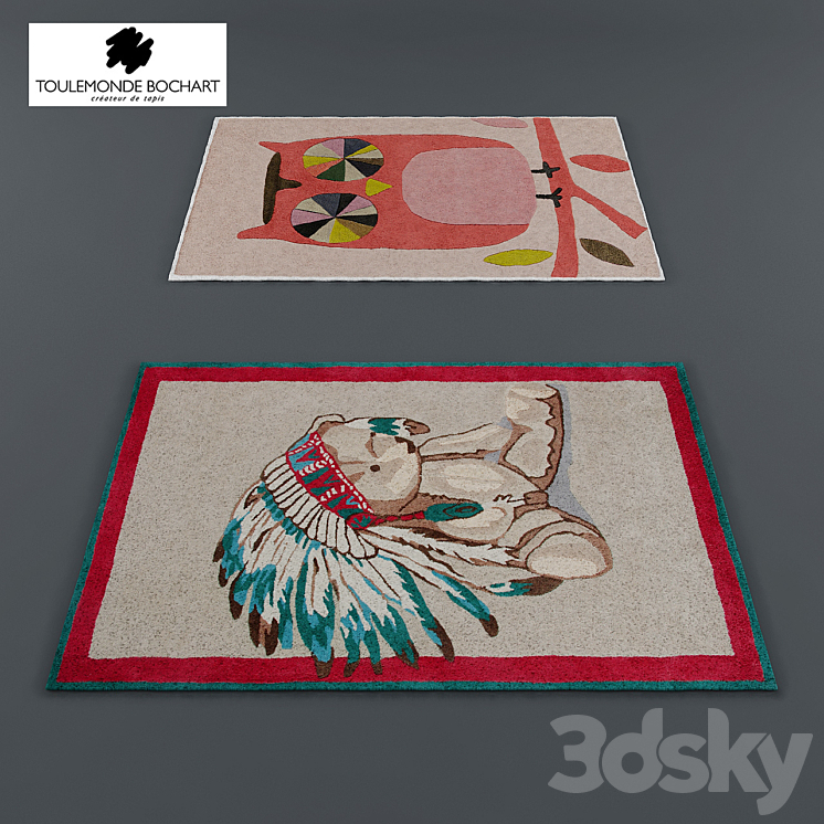 Rugs Toulemonde Bochart 3DS Max - thumbnail 2