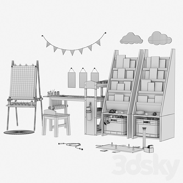 Set for children 3DSMax File - thumbnail 3