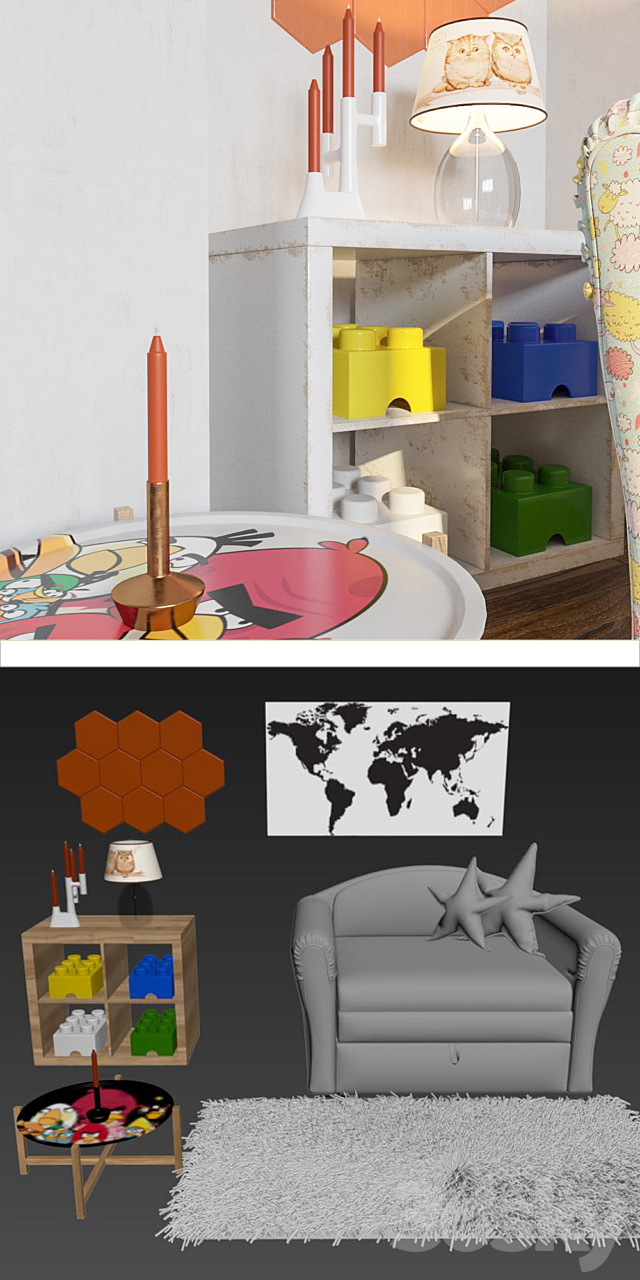 Set for children’s rooms 3DSMax File - thumbnail 3