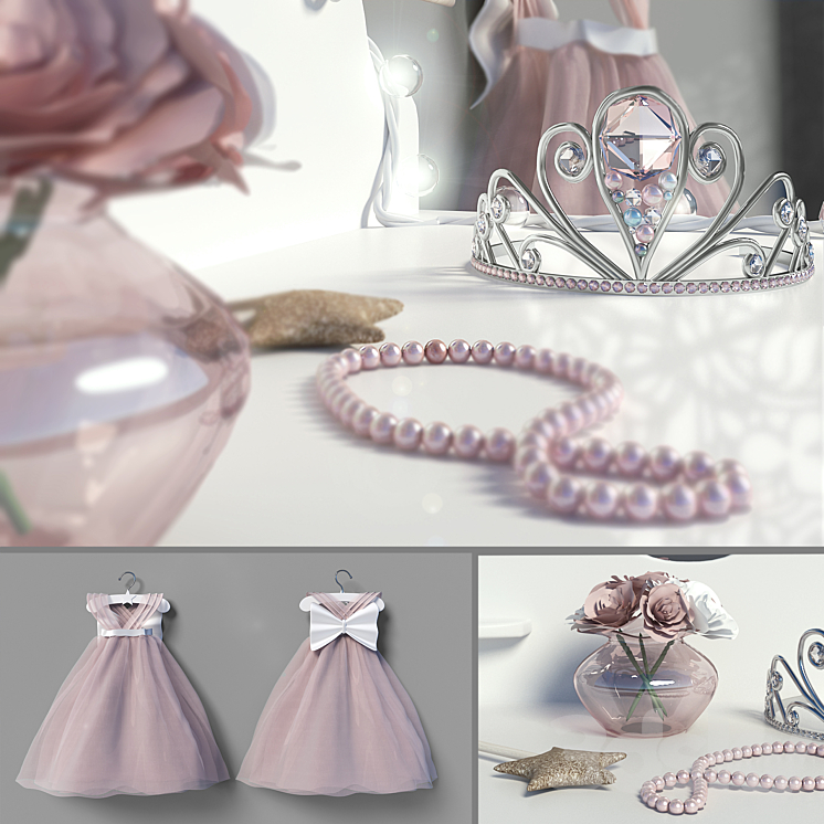 Set in the nursery 3DS Max - thumbnail 2