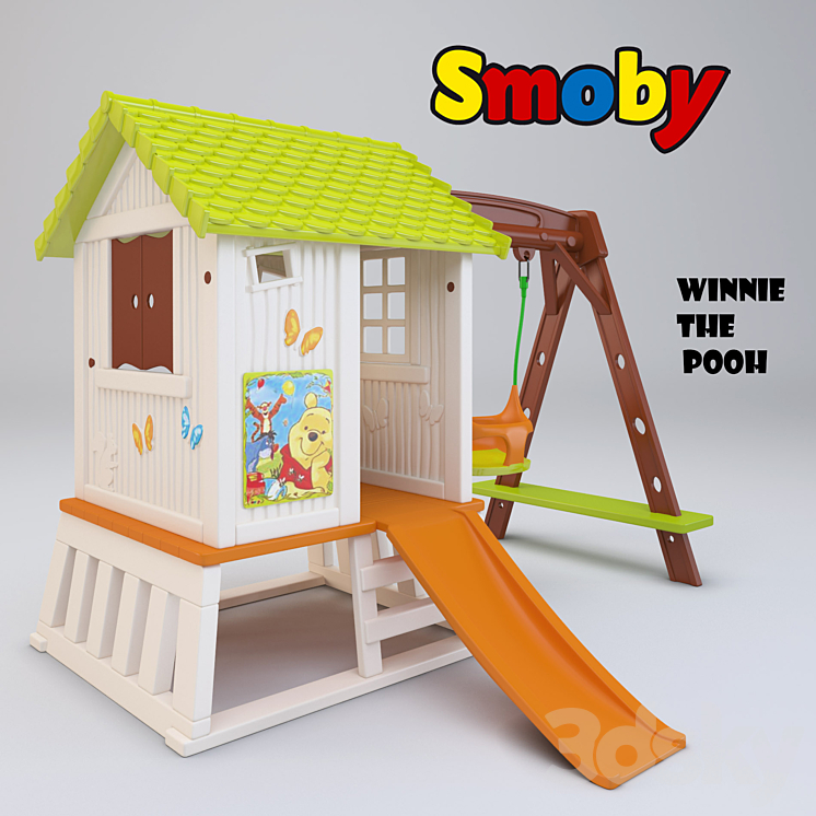 SMOBY_Winnie_the_Pooh 3DS Max - thumbnail 1