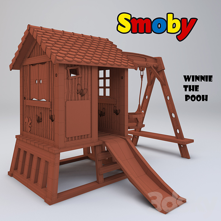 SMOBY_Winnie_the_Pooh 3DS Max - thumbnail 2