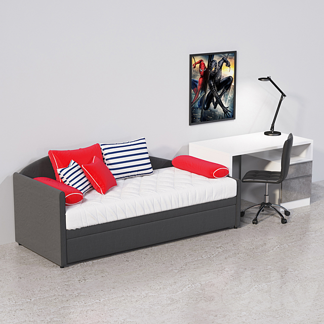 Sofa bed Anderssen HAGEN 3DSMax File - thumbnail 1