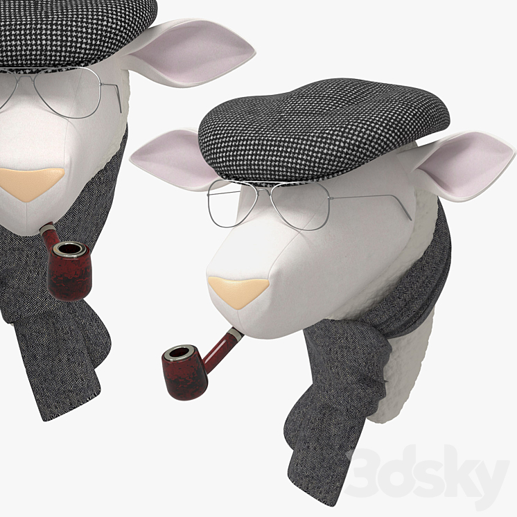 SOFT SHEEP – RENÉ 3DS Max - thumbnail 1