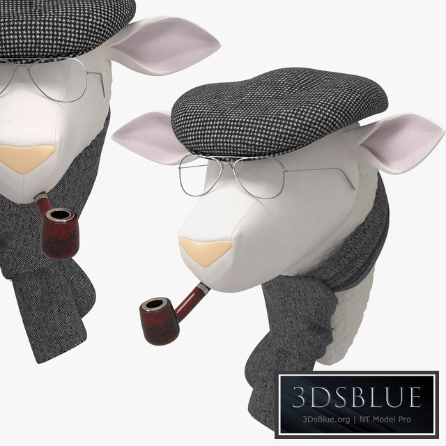 SOFT SHEEP – RENÉ 3DS Max - thumbnail 3