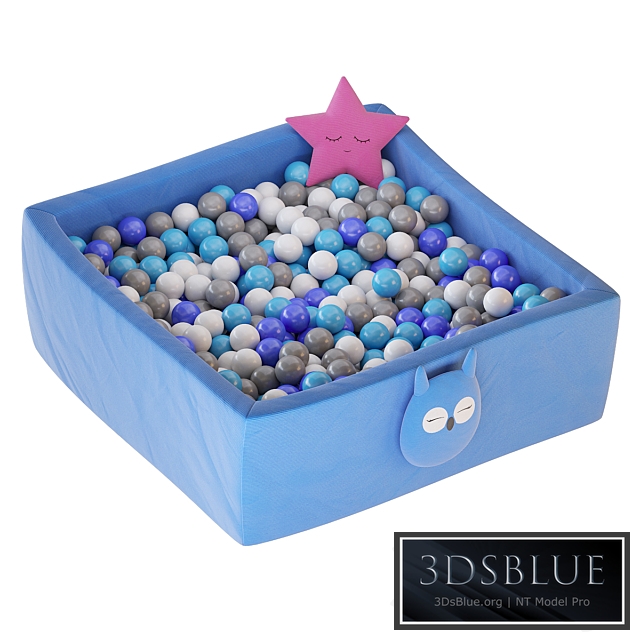 Square ball pool 3DS Max - thumbnail 3