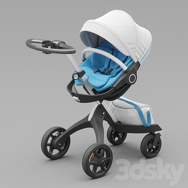 Stokke Xplory Stroller 3DSMax File - thumbnail 1