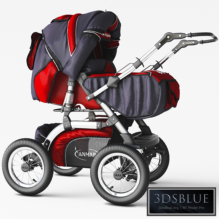 Stroller for children ANMAR 3DS Max - thumbnail 3