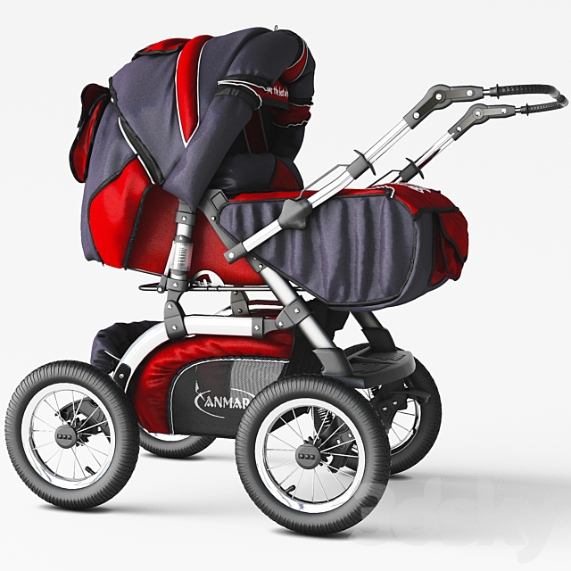 Stroller for children ANMAR 3DSMax File - thumbnail 1