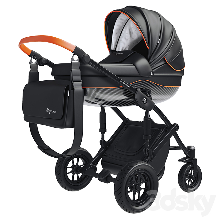 Stroller Noordline Stephania Style 3DS Max - thumbnail 1