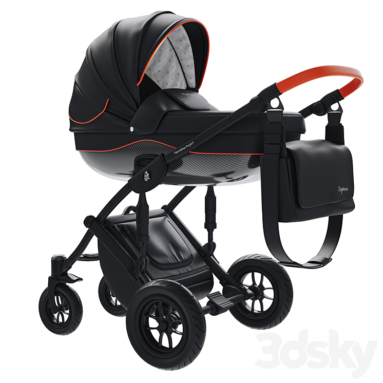 Stroller Noordline Stephania Style 3DS Max - thumbnail 2