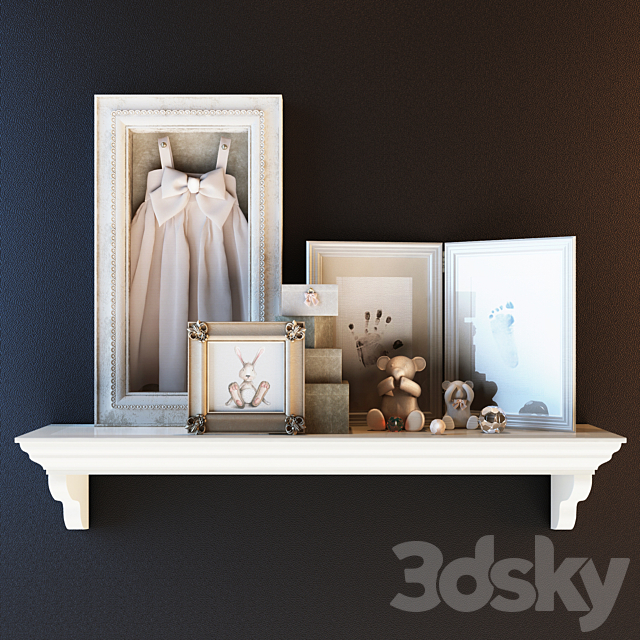 The decor in the nursery 3DS Max Model - thumbnail 1