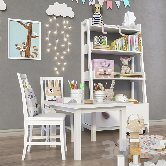 Toys and furniture (2 options) set 25 3DSMax File - thumbnail 2