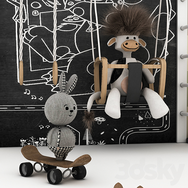 toys and furniture 3DSMax File - thumbnail 4