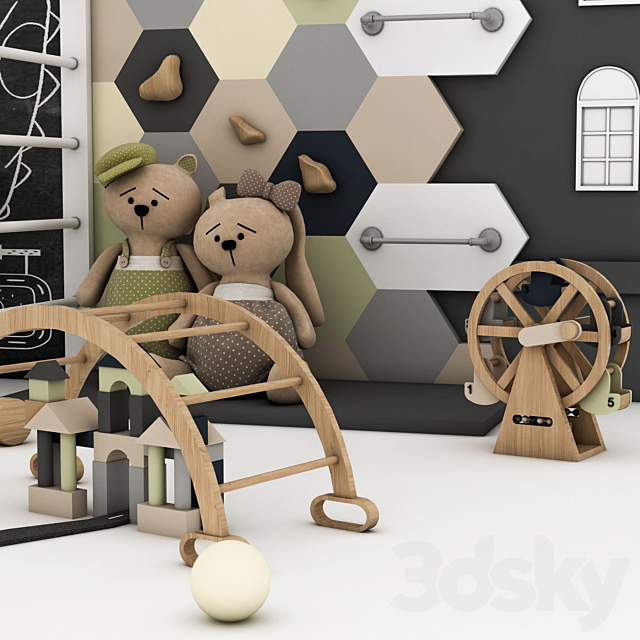 toys and furniture 3DSMax File - thumbnail 5