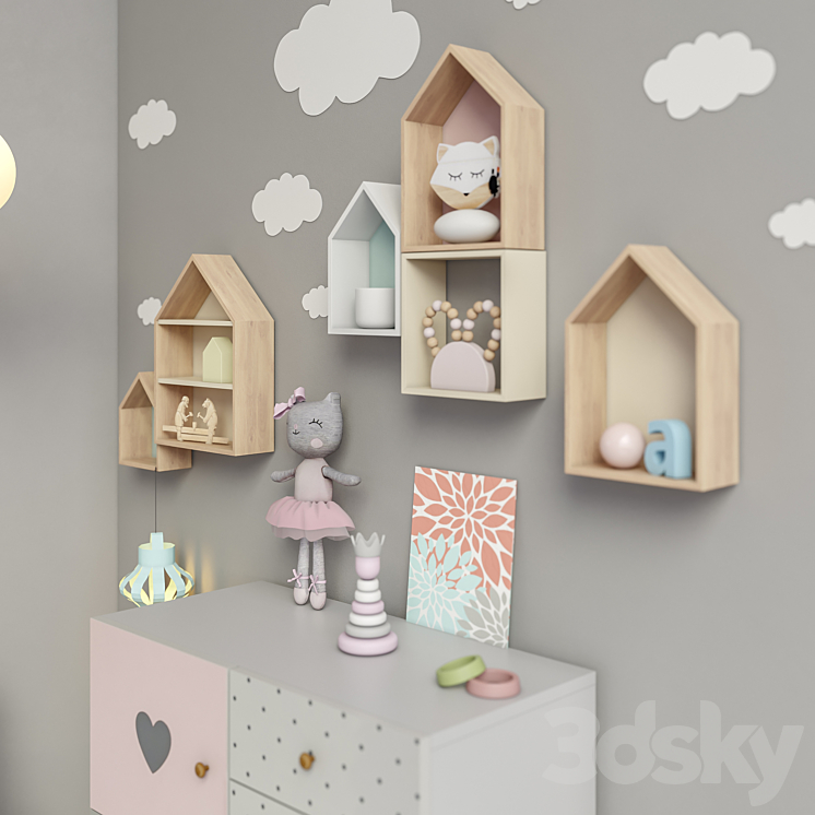 Toys and furniture set 10 3DS Max - thumbnail 2