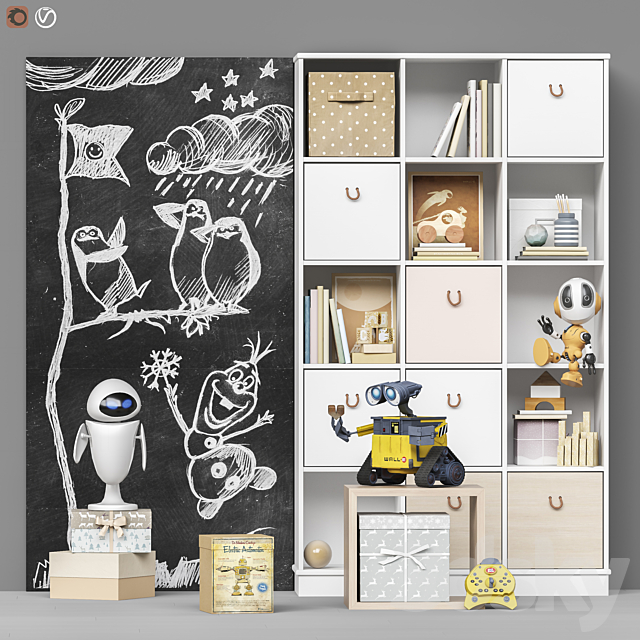 Toys and furniture set 101 3DSMax File - thumbnail 1