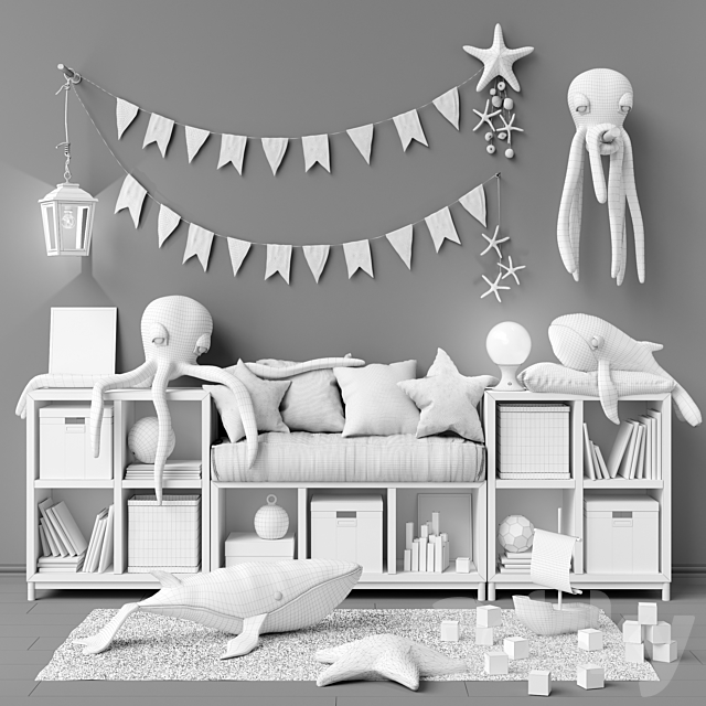 Toys and furniture set 26 3DSMax File - thumbnail 3